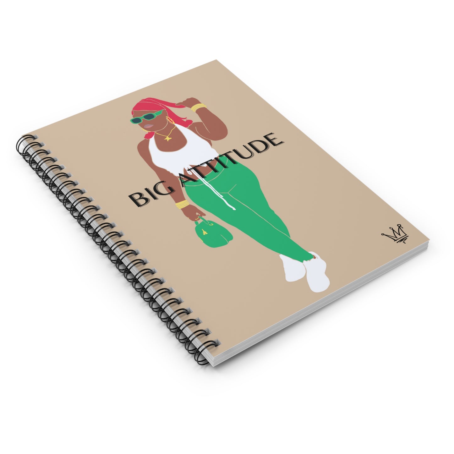 Big Attitude Spiral Notebook