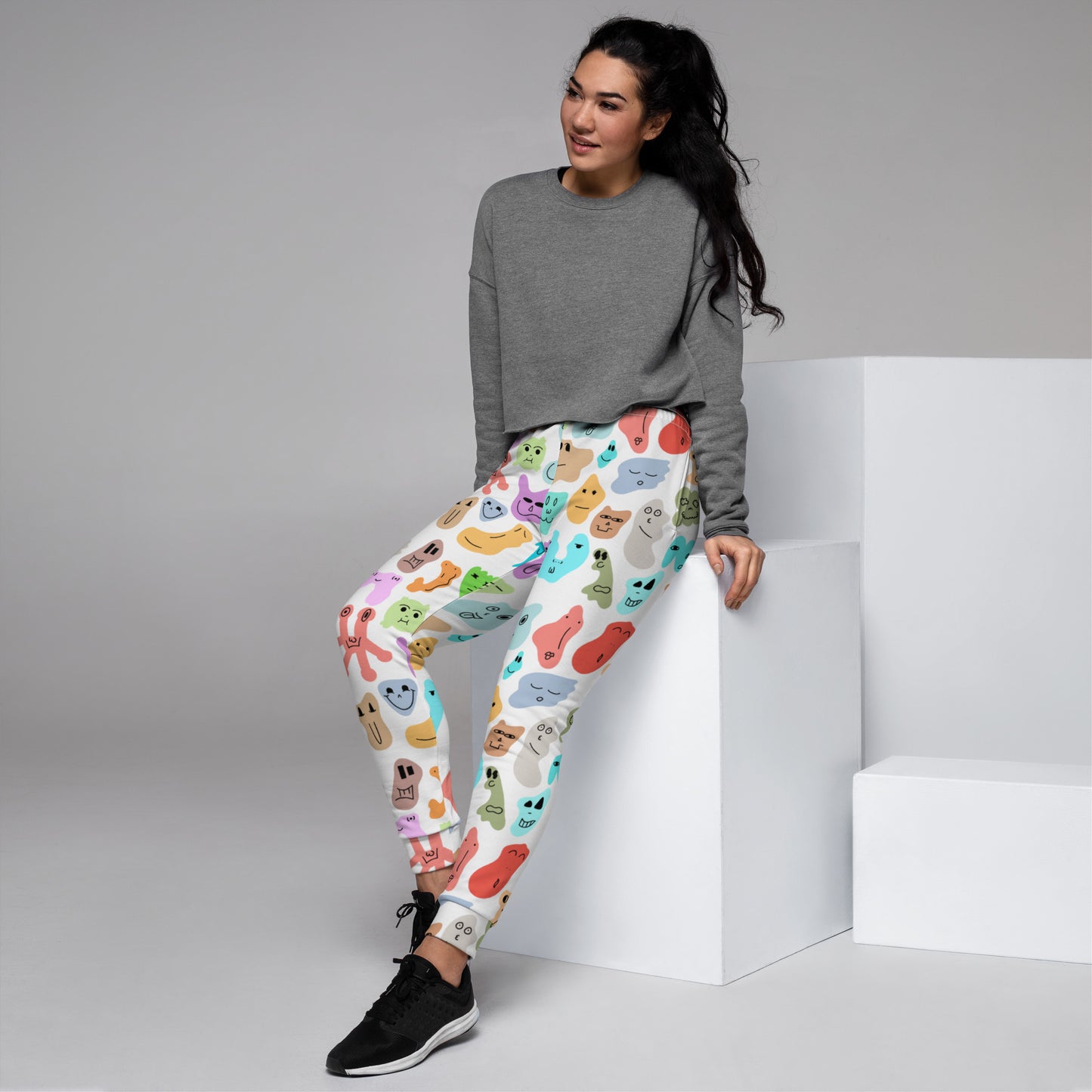 Moodz Women's Joggers - White