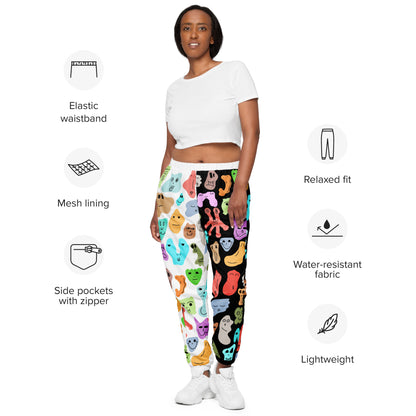 Moodz Unisex Track Pants - Multi-colored