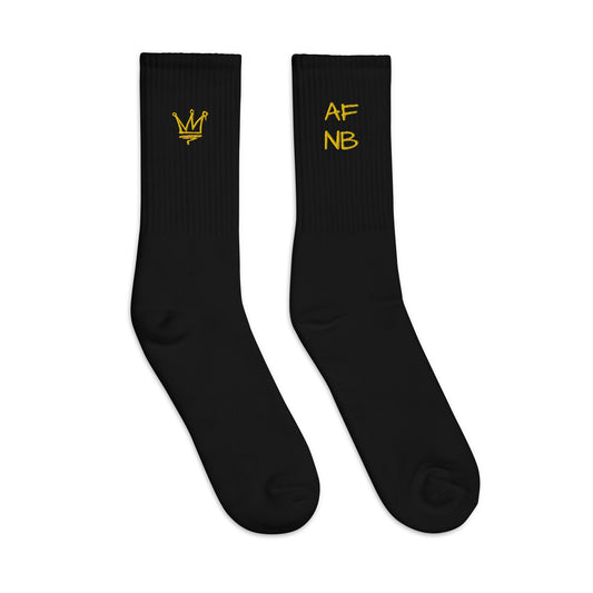 Royal Life Embroidered socks