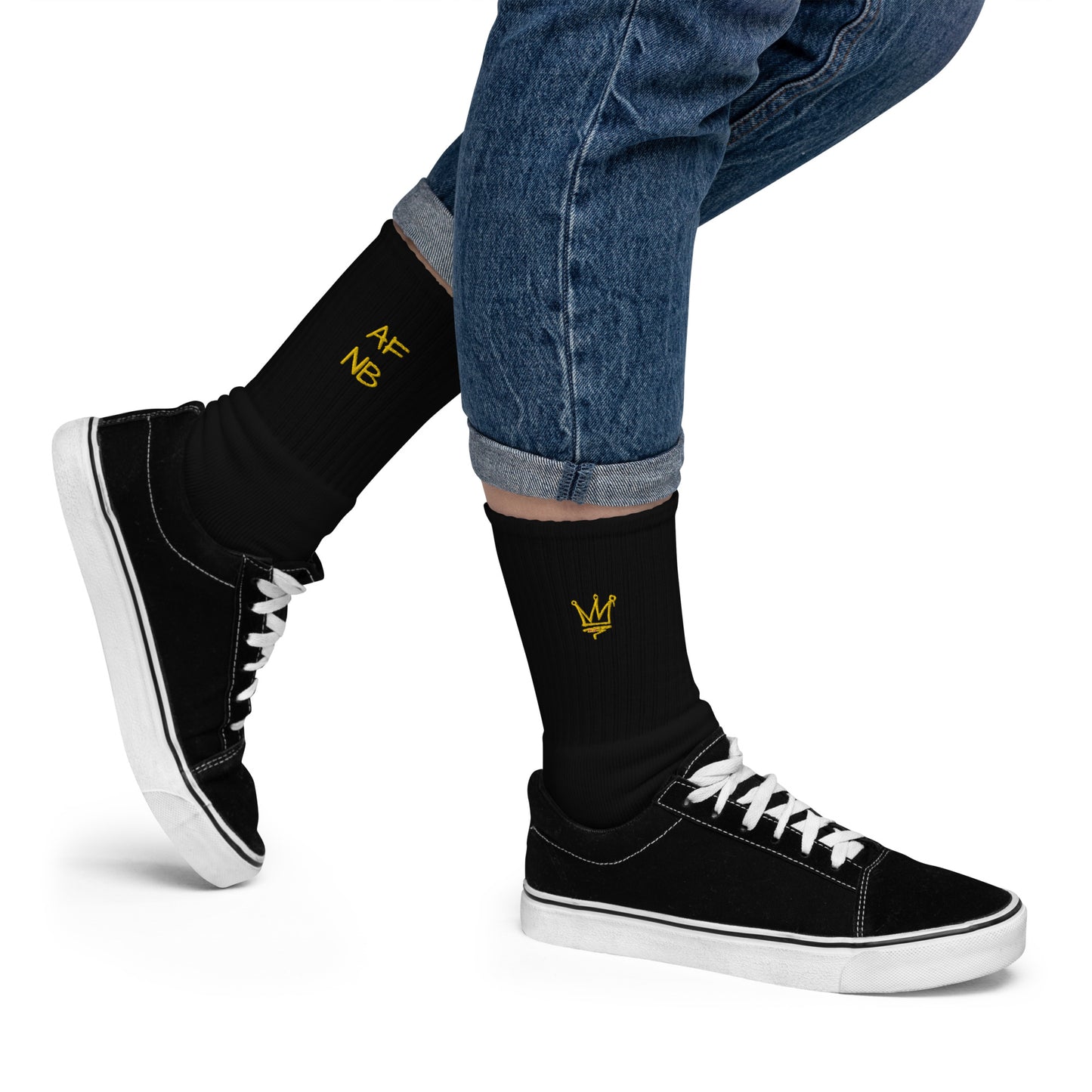 Royal Life Embroidered socks