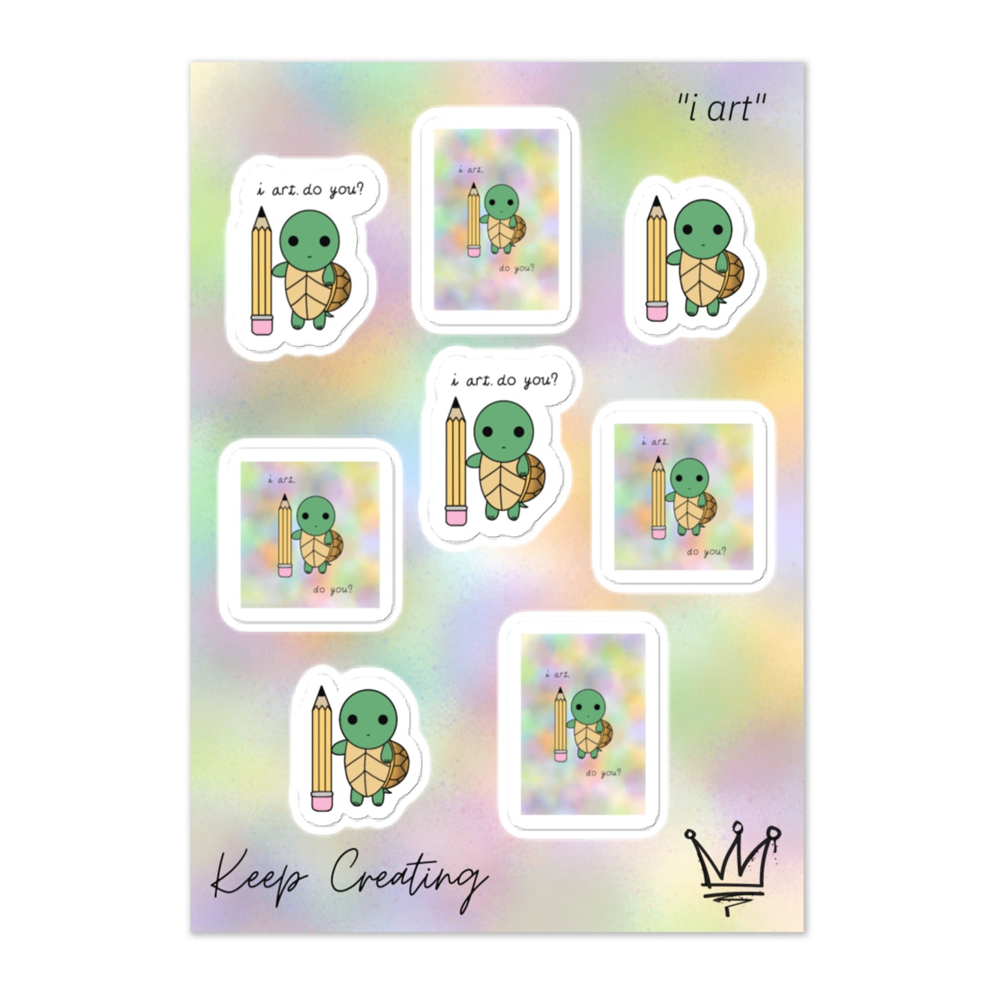 i art Sticker Sheet - Mini