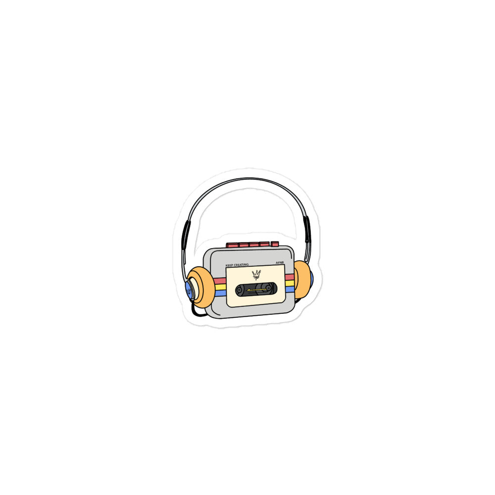 Walkman Vinyl Sticker