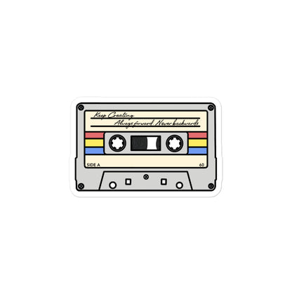 Cassette Tape Vinyl Sticker