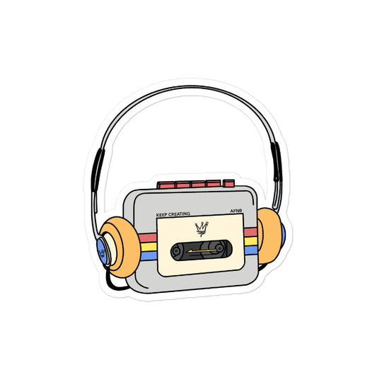 Walkman Vinyl Sticker