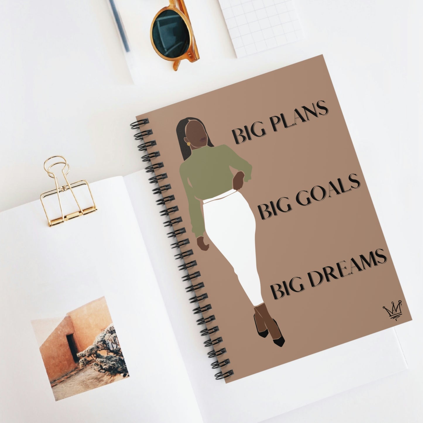 Big Plans, Big Goals, Big Dreams Spiral Notebook