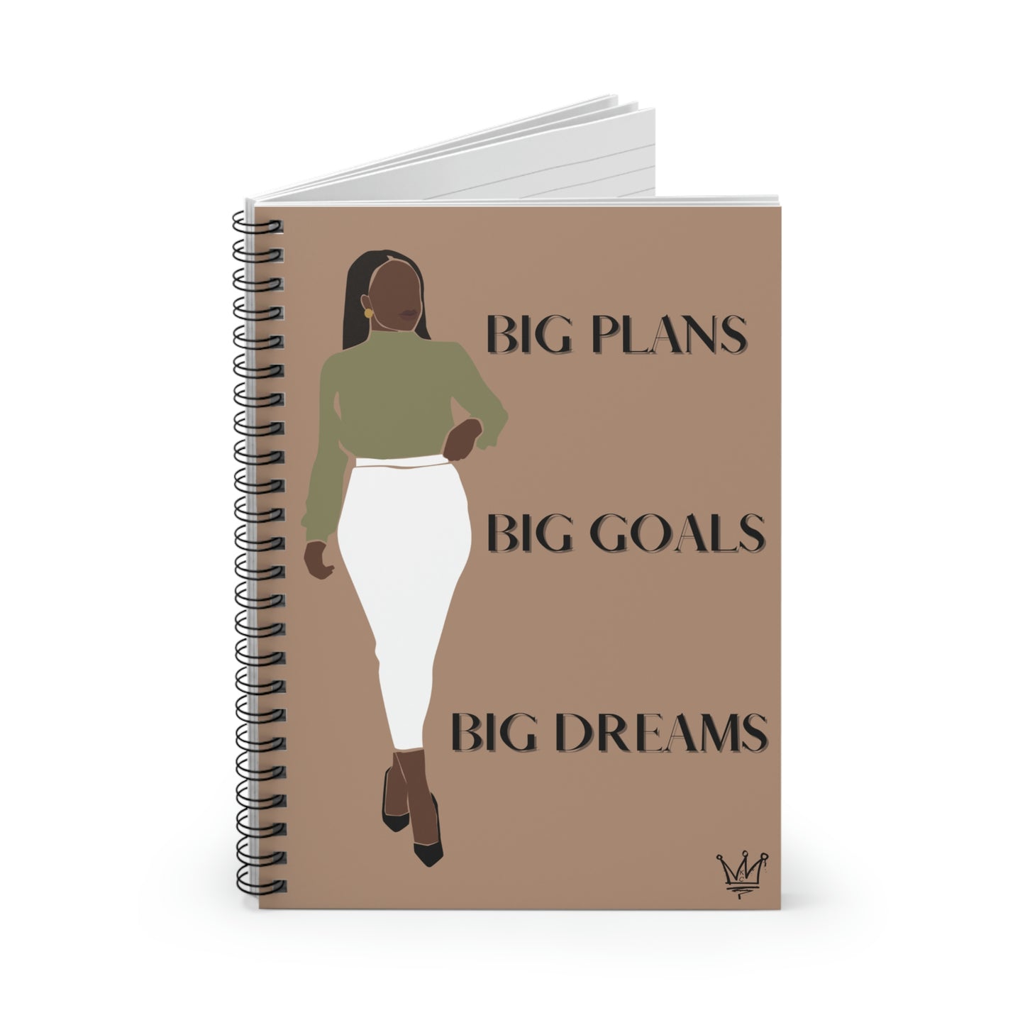 Big Plans, Big Goals, Big Dreams Spiral Notebook