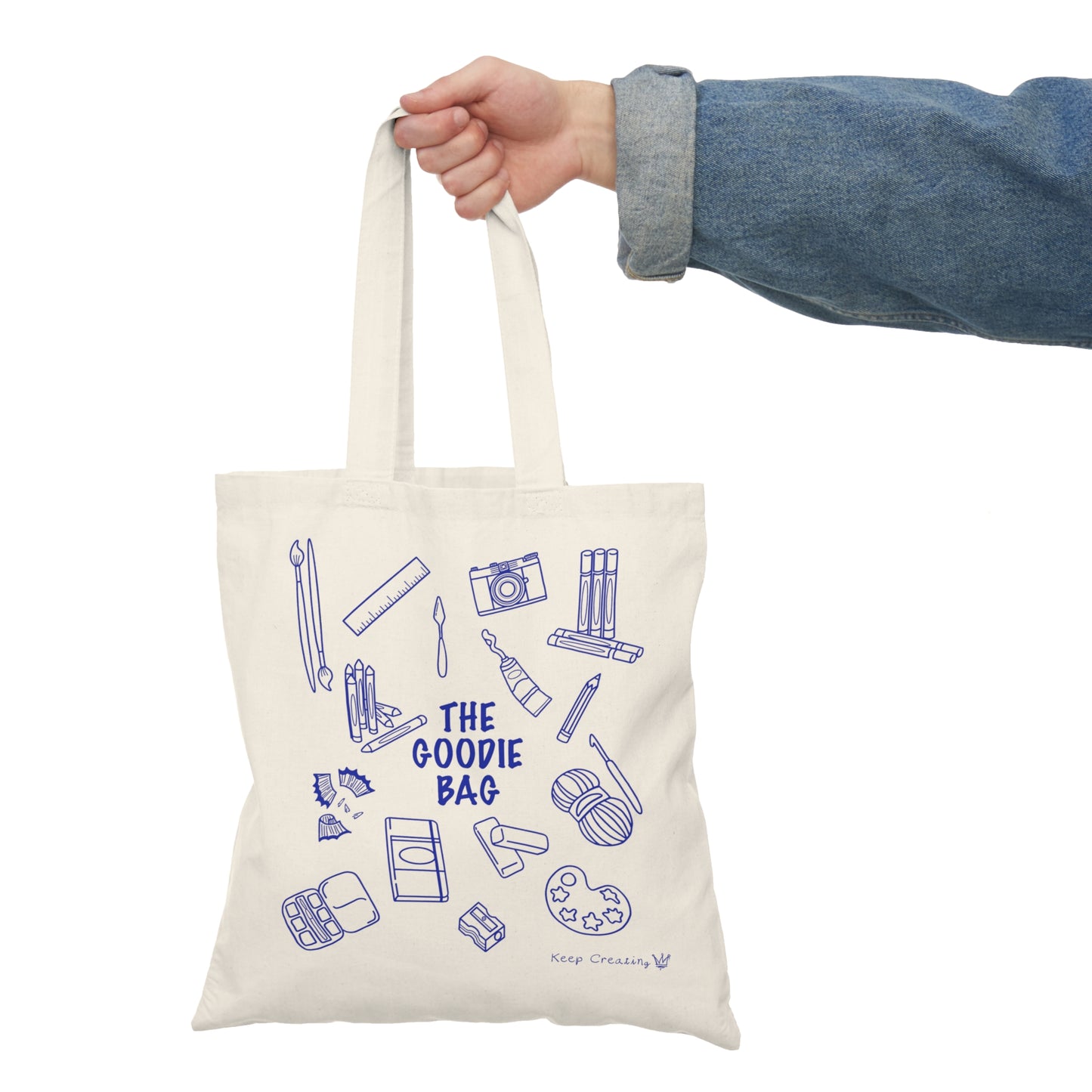 The Goodie Bag Single-Sided Indigo